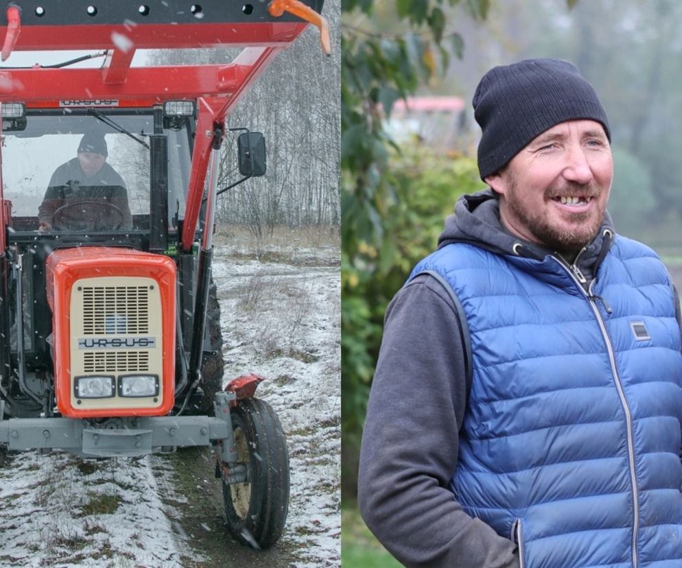 Rolnicy. Podlasie. Andrzej z Plutycz pęka z dumy. Zamknę drzwi i jadę jak pan [WIDEO]