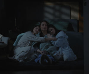 M jak miłość, odcinek 1947. Agnes (Amanda Mincewicz), Marysia (Małgorzata Pieńkowska), Basia (Karina Woźniak)