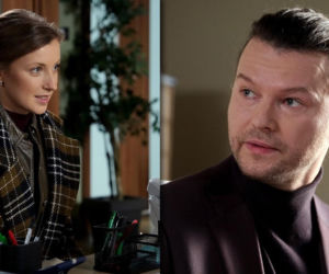 M jak miłość odc. 1927. Natalka (Dominika Suchecka), Mikołaj Lipiński (Mateusz Kościukiewicz)