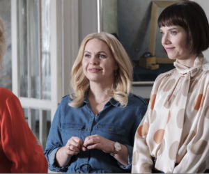 Przyjaciółki 11 sezon odc. 134. Anka (Magdalena Stużyńska), Maria (Ewa Kasprzyk), Wika (Roma Gąsiorowska)