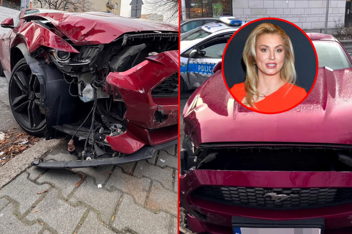 Karolina Pajączkowska miała wypadek przez policjanta! Auto skasowane!