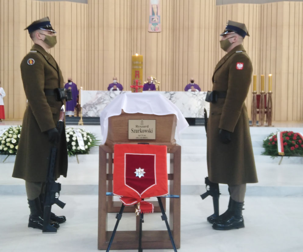 Ceremonia pożegnalna Ryszarda Szurkowskiego
