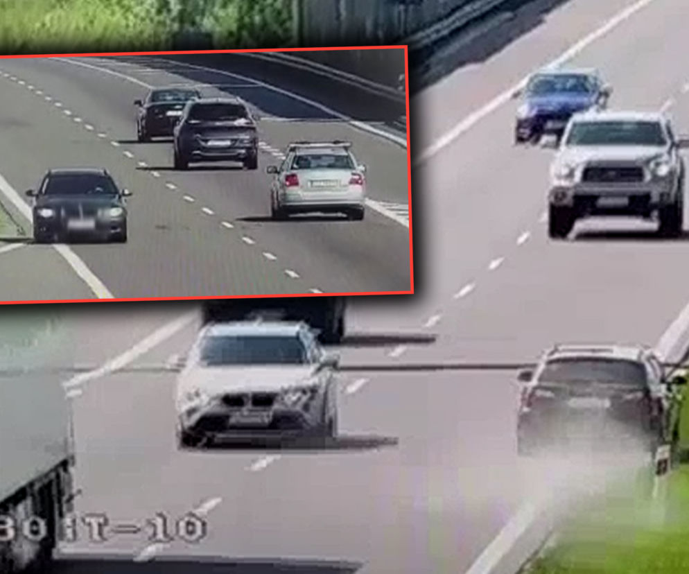 Pomylił kierunki na ekspresówce. Kierowca BMW naraził życie wielu osób