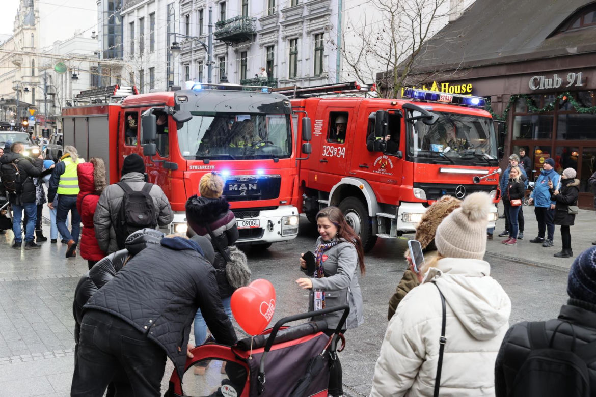 WOŚP 2024. Wielka szarża na Piotrkowskiej