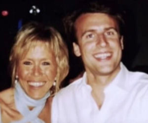 Emmanuel Macron z żoną Brigitte Macron