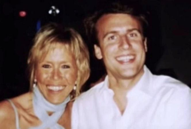 Emmanuel Macron z żoną Brigitte Macron