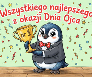 Śmieszna kartka elektroniczna na Dzień Ojca