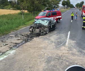 Wypadek na trasie Poznań - Gniezno