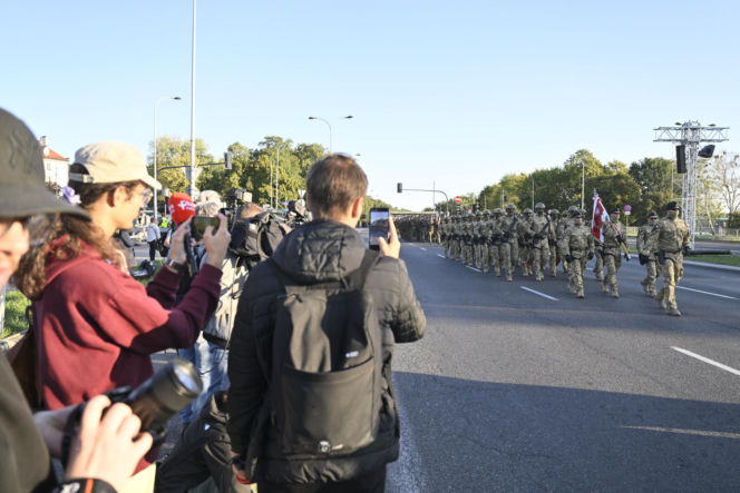 Próba generalna defilady wojskowej w Warszawie
