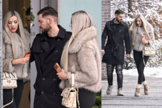 „Sigma Girl” z bandażem na twarzy. Maluba zauważona z mężem po wyjściu z kliniki. Znów poprawiła urodę?