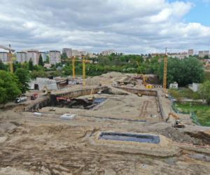 Budowa Fabryki Wody w Szczecinie - maj 2020