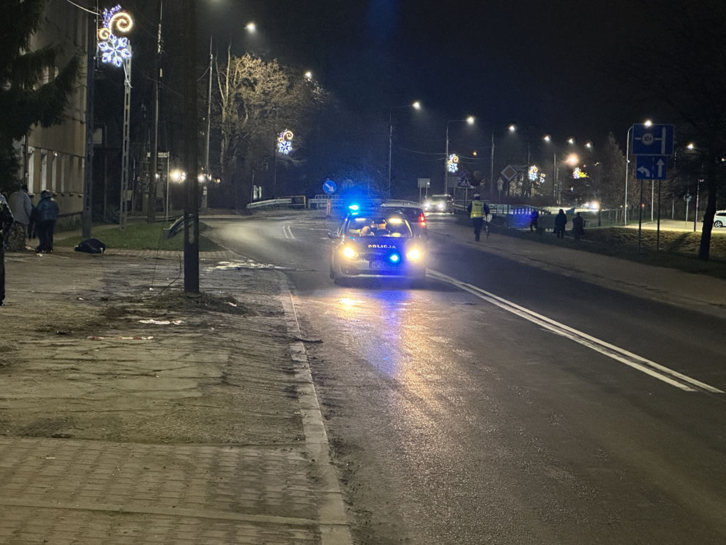 Wypadek w Błoniu. Wyszła na spacer z psem, wjechał w nią fiat. Tragiczny finał