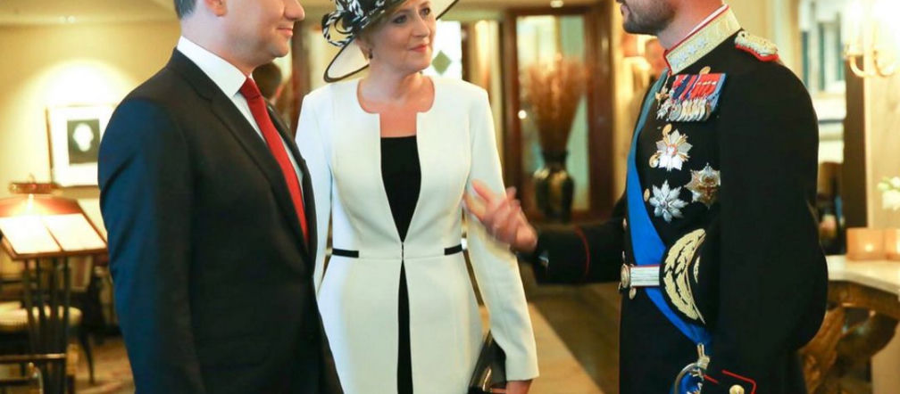 Pierwsza dama jak angielska KSIĘŻNA. Agata Duda ZACHWYCA w Norwegii
