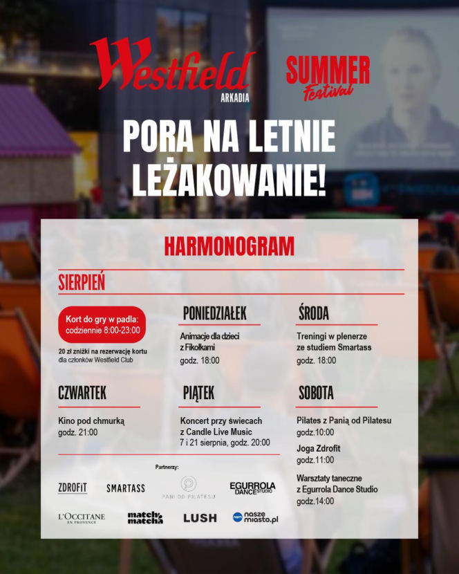 Westfield Summer Festival 2026 