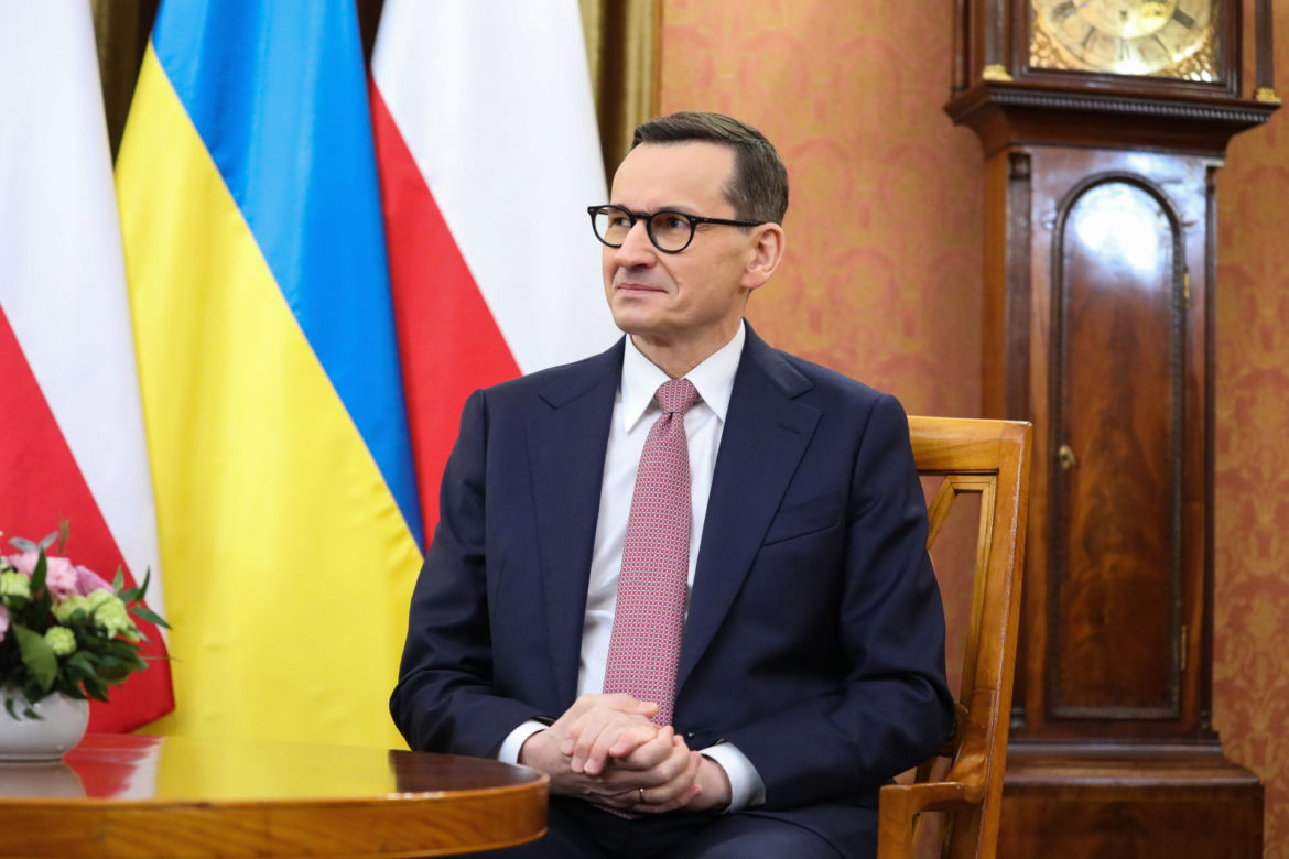 Spotkanie Wołodymyra Zełenskiego z Mateuszem Morawieckim 