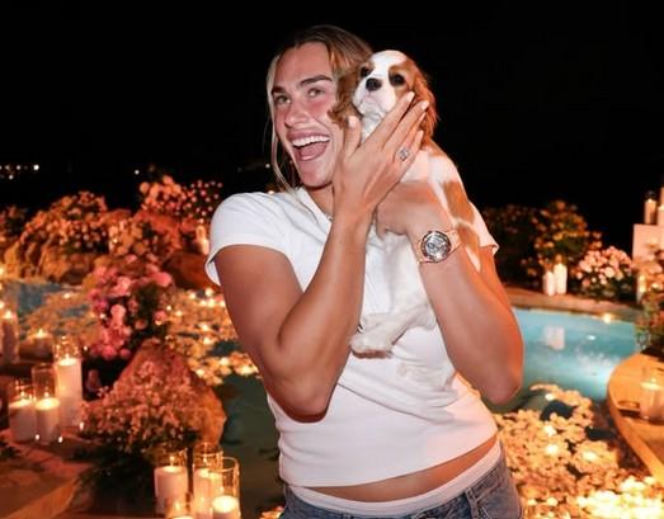 Aryna Sabalenka i Geogrios Frangulis zaręczyli się