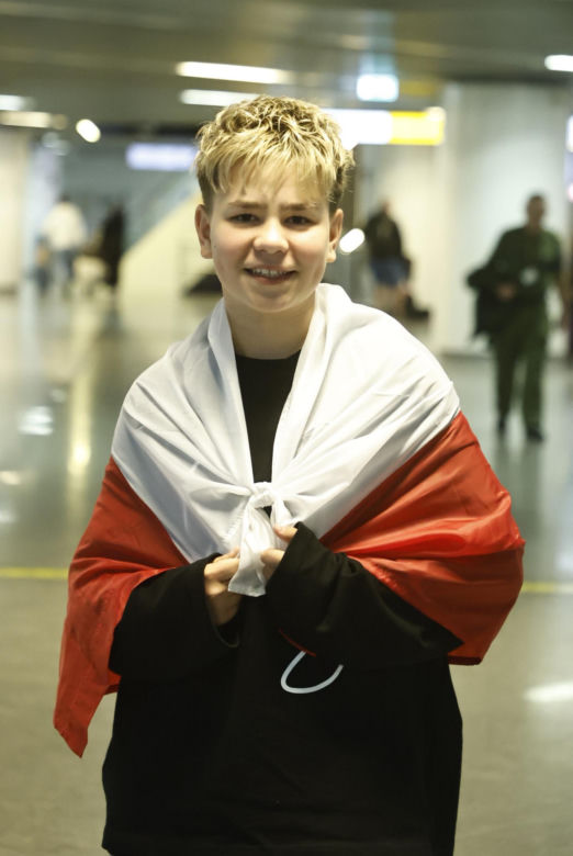 Wiktor Sas wrócił z Eurowizji Junior 2026. Tak witali go na lotnisku