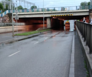 Gwałtowna ulewa nad Radomiem