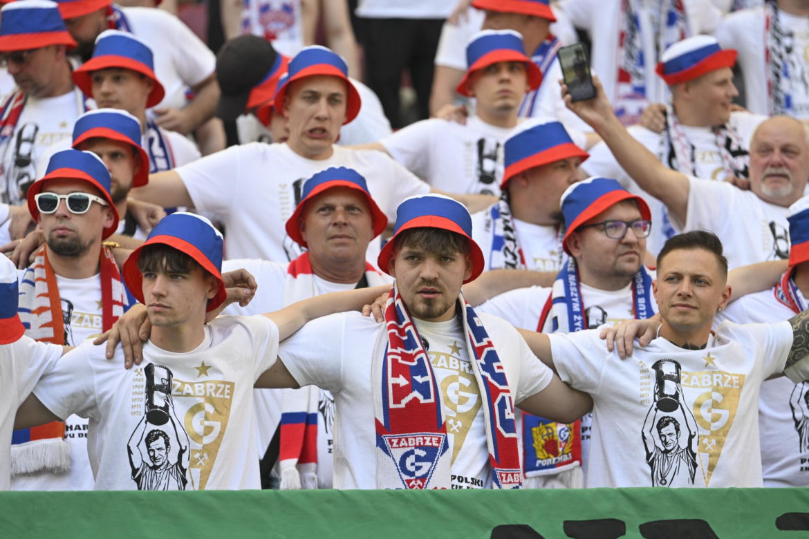 Kibice na finale Pucharu Polski: Górnik - Raków