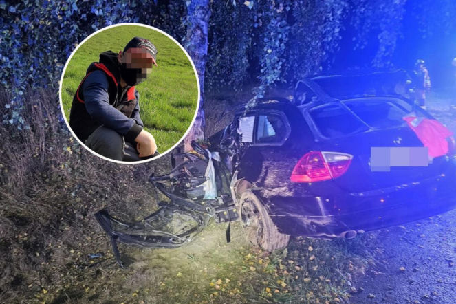 Patryk zginął w BMW na oczach dziewczyny. 18-latek jechał do domu, uderzył w ostatnie drzewo