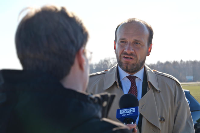 Wola Dębińska: Otwarcie nowoczesnego punktu kontroli ITD