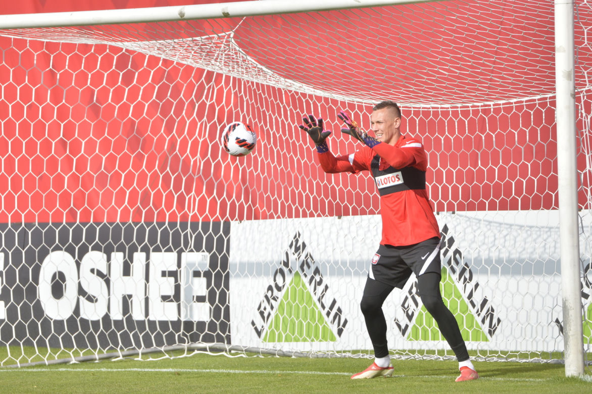 Trening reprezentacji na stadionie Legii