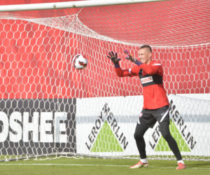 Trening reprezentacji na stadionie Legii
