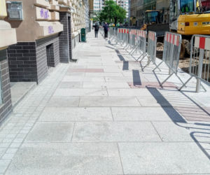 Przebudowa ulic w centrum Szczecina - maj 2020