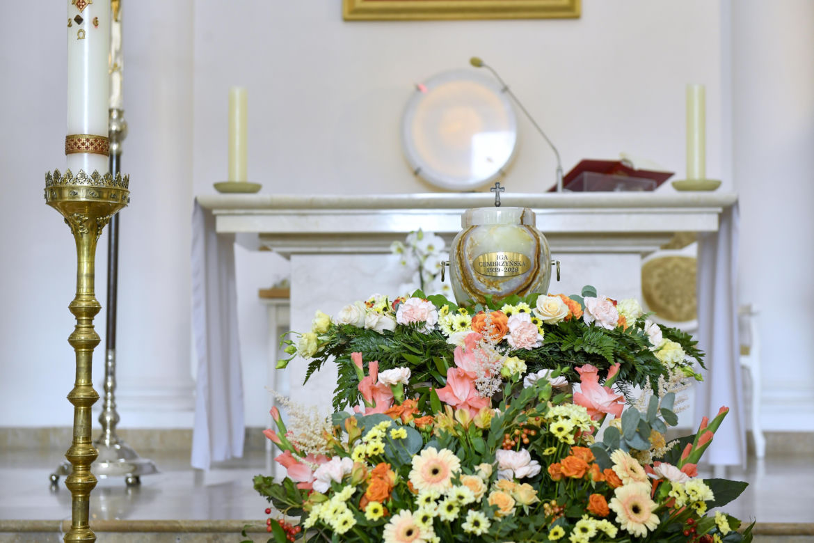 Tak wyglądała urna Igi Cembrzyńskiej