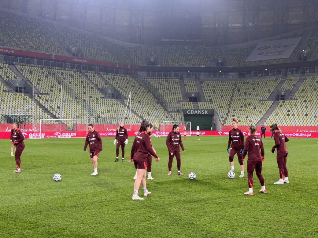 Trening Polska-Austria w Gdańsku. Polska Reprezentacja Kobiet