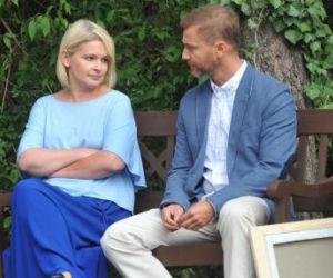 M jak miłość odcinek 1177. Andrzej (Krystian Wieczorek), Marta (Dominika Ostałowska)