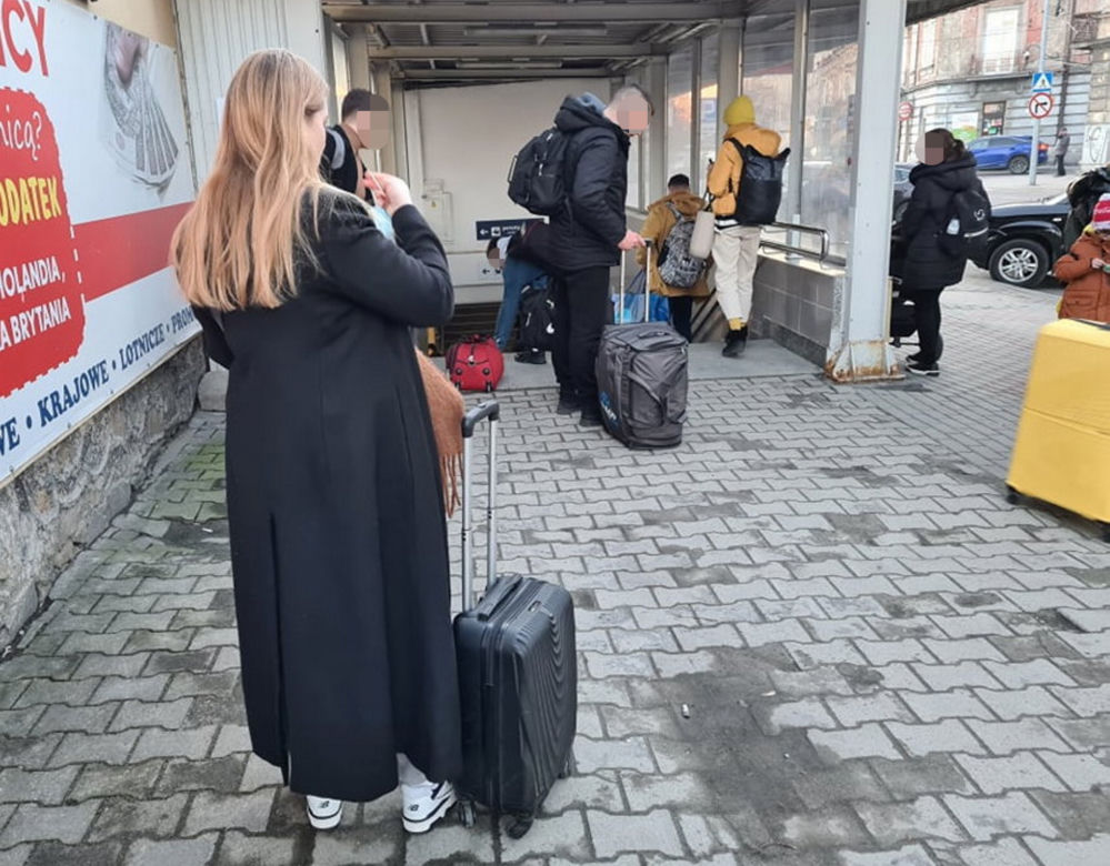 Wojna na Ukrainie. Pociąg z Kijowa przyjechał do Przemyśla