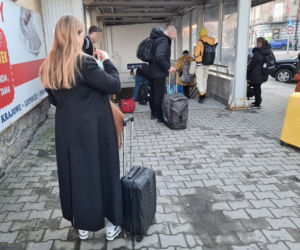 Wojna na Ukrainie. Pociąg z Kijowa przyjechał do Przemyśla
