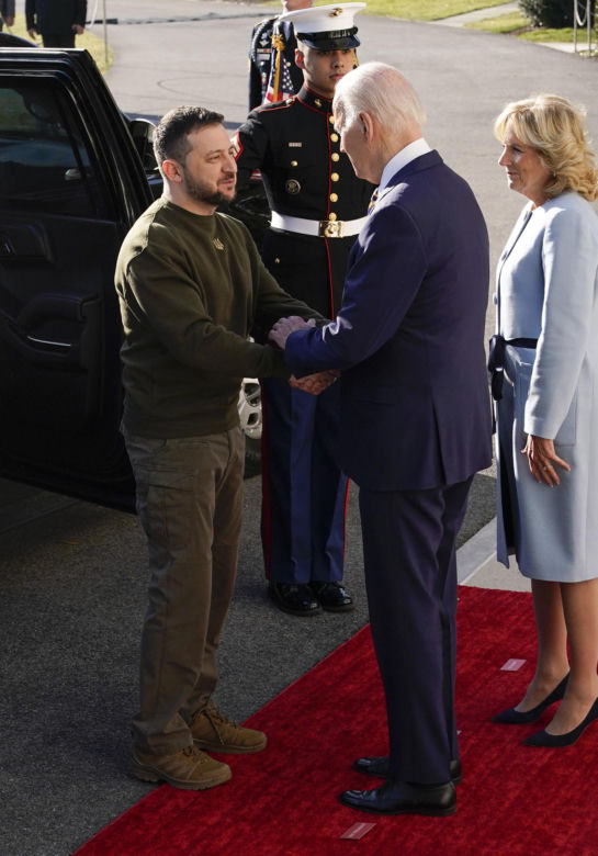 Wołodymyr Zełenski w USA. Spotkał się Joe Bidenem