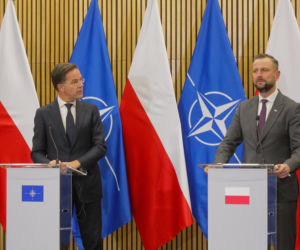 Szef NATO na mazurskim poligonie. Mark Rutte ostrzegł Putina: „Jesteśmy zjednoczeni i gotowi