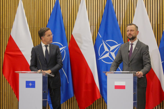 Szef NATO na mazurskim poligonie. Mark Rutte ostrzegł Putina: „Jesteśmy zjednoczeni i gotowi