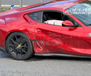 Norweg na A2 rozbił Ferrari za 1,5 mln