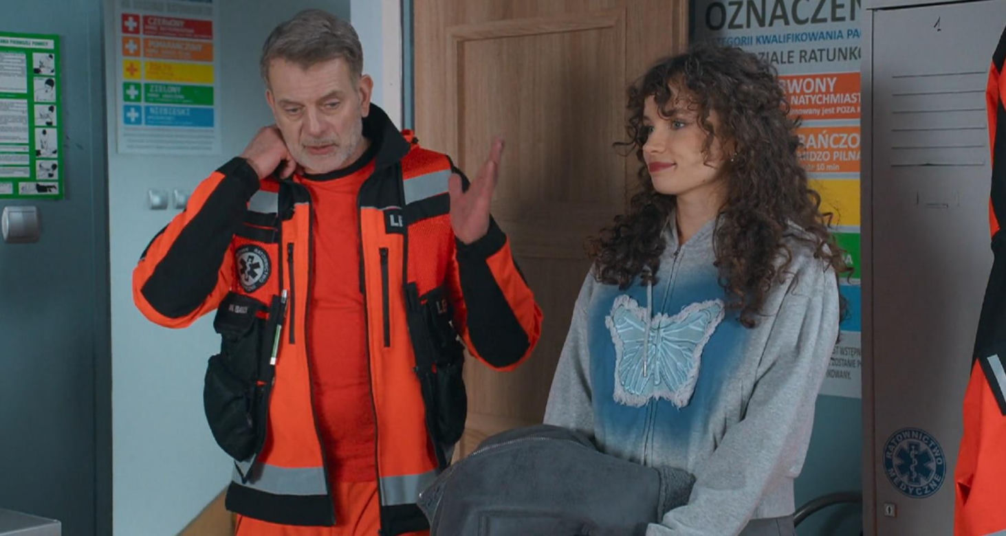 Na sygnale, odc. 730. Wiktor Banach (Wojciech Kuliński), Róża Potocka (Adrianna Jagiełło)