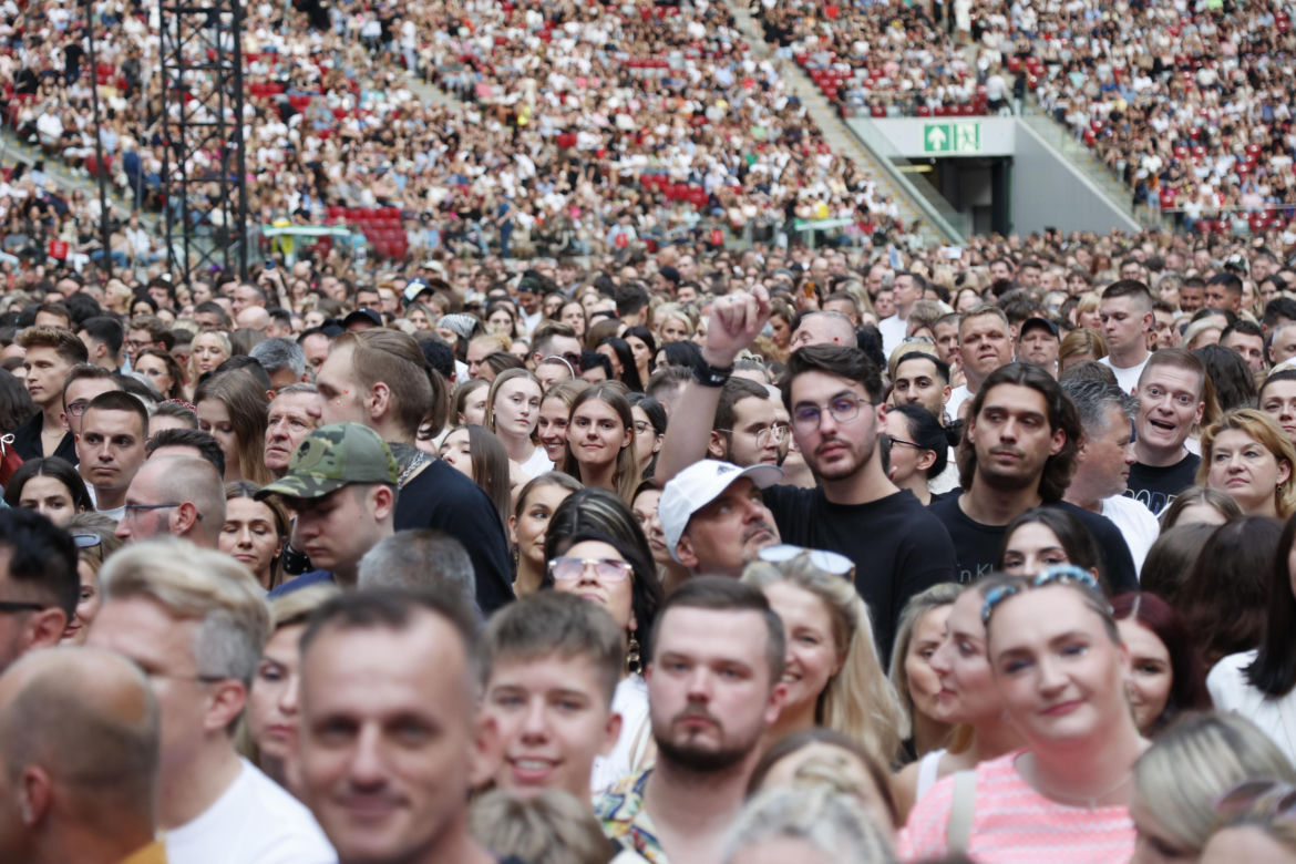 Koncert Jennifer Lopez w Warszawie (25.07.2025) - część druga. Organizatorem koncertu jest Prestige MJM