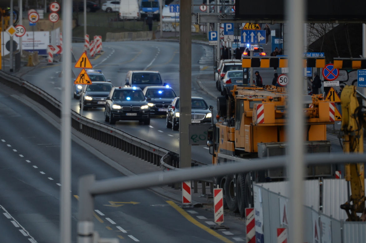 Wizyta prezydenta Joe Bidena w Miasto Stołeczne Warszawa - Plac Zamkowy