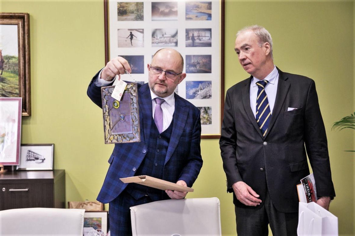 Wizyta ambasadora Republiki Francuskiej w Toruniu