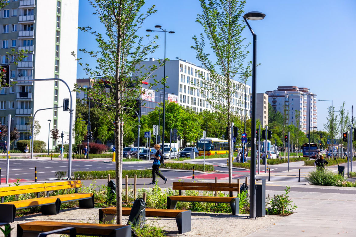 Przebudowa ul. Kondratowicza w Warszawie – nowa organizacja przestrzeni