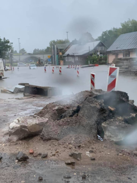 Białystok. Ulewa nad miastem 21.08.2019