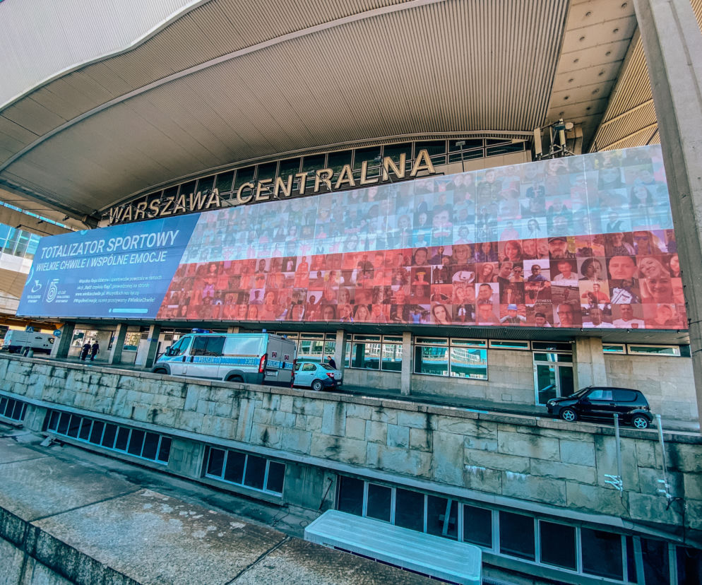 Reprezentacja Polski, flaga, Warszawa