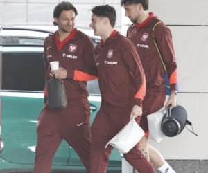 Reprezentacja Polski przed meczem ze Szwecją