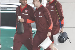 Reprezentacja Polski przed meczem ze Szwecją