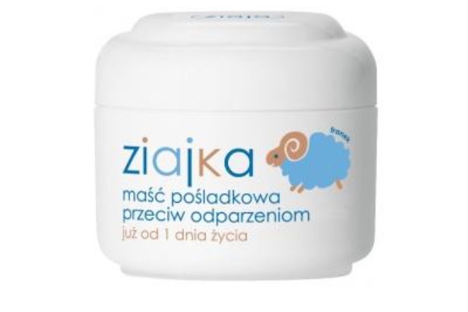 Odparzenia u dzieci - Maść Ziajka