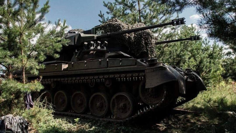 Samobieżny system przeciwlotniczy Gepard na Ukrainie