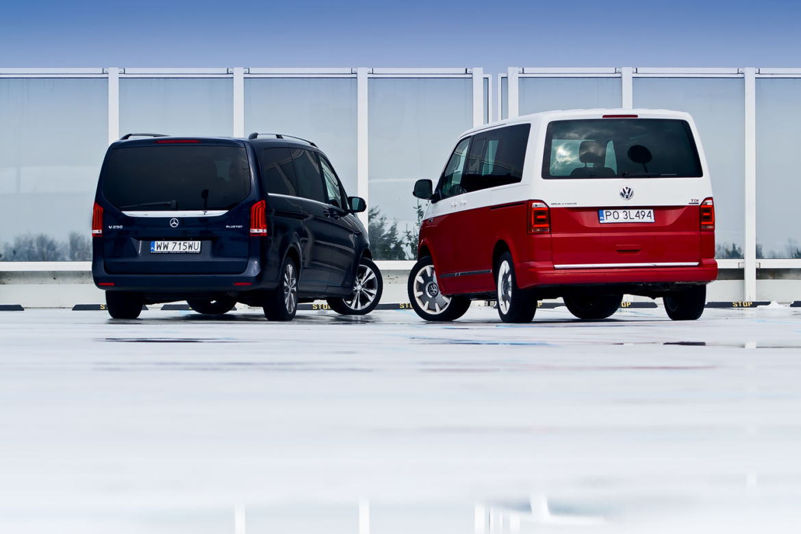 Volkswagen Multivan T6 Generation Six 2.0 BiTDI vs. Mercedes-Benz V250 Bluetec Avantgarde