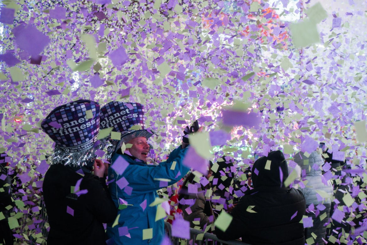 Tłumy powitały Nowy Rok 2026 na nowojorskim Times Square